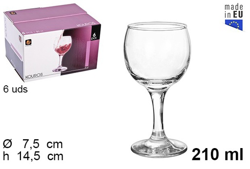 [202307] Calice di vetro di vino Kouros 210 ml
