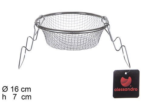 [100362] Cesto acero inoxidable para freír 16 cm