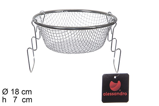 [100363] Stainless steel frying basket 18 cm