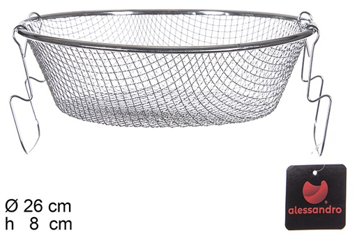 [100366] Stainless steel frying basket 26 cm