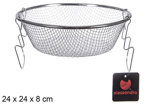 [100367] Stainless steel frying basket 24 cm