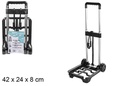 Carro portamaletas plegable negro