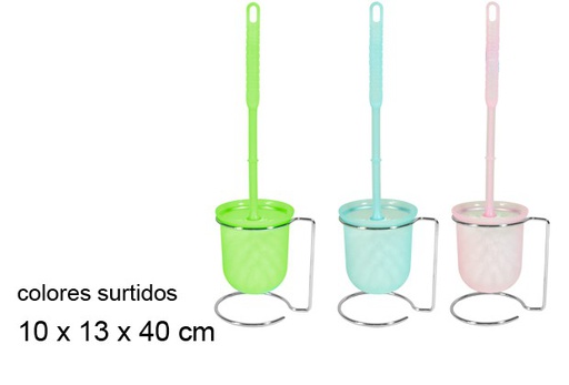 [104159] Colorful toilet brush holder 40 cm