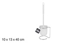 Porte brosse WC blanc 40 cm