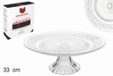 Tartera cristal decorada 33 cm