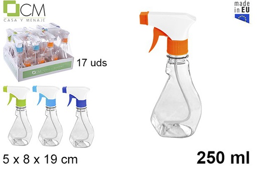 [102801] Bottiglia in plastica con spruzzatore 250 ml