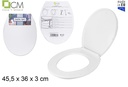 Tampa de vaso sanitário de plástico branco
