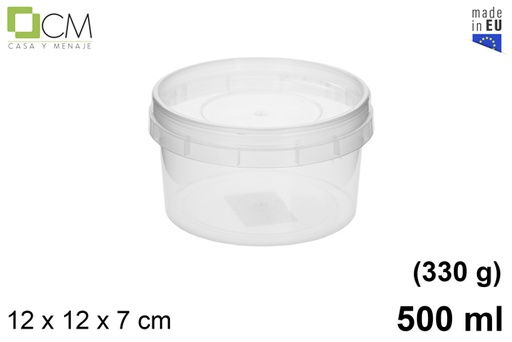 [103118] Envase plástico multiuso sin asa 500/2 ml (0,33 kg)