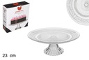 Tartera cristal decorado 23 cm