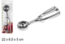 Cuchara de acero para helado 5 cm
