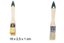 Brocha plana 2,5cm mango madera