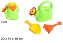 Pack 3 piezas regadera y accesorios