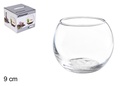 Vaso di vetro sfera 9 cm