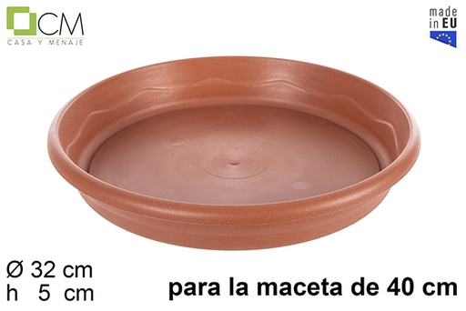 [103098] Elsa terracotta pot plate 40 cm