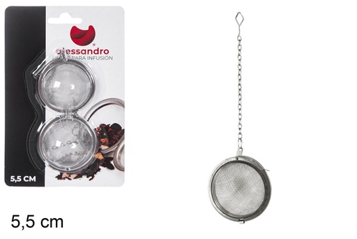 [104711] Sfera filtro per infusione 5,5 cm