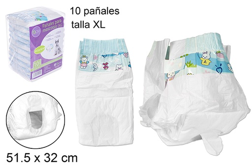 [102428] 10 pet diapers (XL)