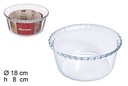 Molde cristal mediano para soufflé