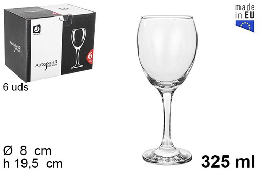 [202294] Calice da vino Alexander Superior in vetro 325 ml