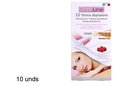 Pack 10 bandas depilatorias faciales
