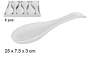 White ceramic spoon rest