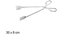 Tenaza inoxidable cocina 30 cm