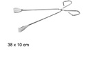 Tenaza inoxidable barbacoa 38 cm
