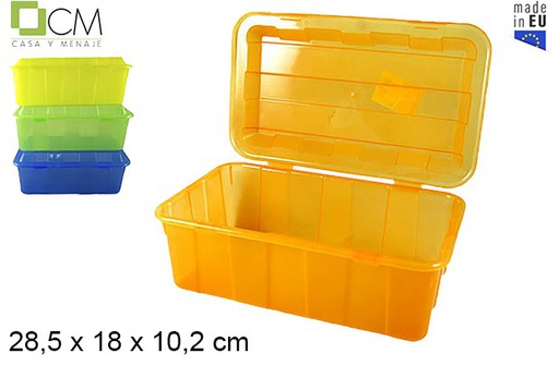 [102894] Recipiente de plástico em cores variadas