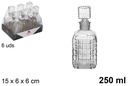 Botella cristal licor Tajo 250 ml