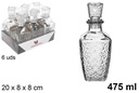 Botella cristal licor Turia 475 ml