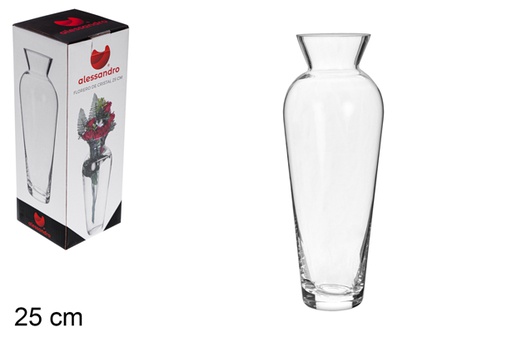 [105519] Vase en verre 25 cm