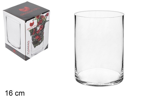 [105527] Vaso de vidro 16 cm
