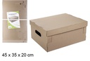 Brown multifunction cardboard box 45x35x20 cm