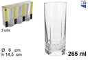 Vaso cristal agua Kastalia 265 ml