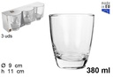 Vaso cristal whisky viv 380 ml