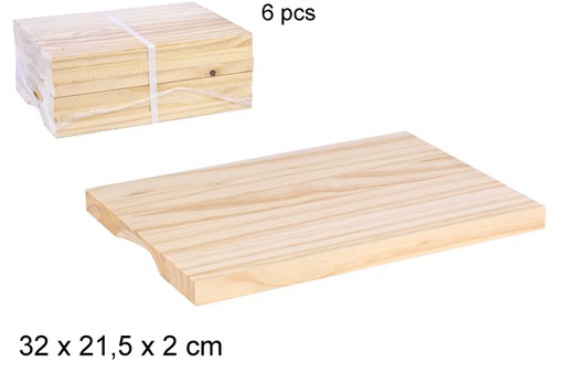 [103210] Tagliere in legno per bistecca 35x21,5 cm
