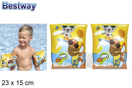 [200215] Inflatable arm float fruit bag bw 23x15 cm