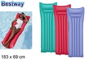 Materassino gonfiabile in colori assortiti borsa bw 183x69 cm