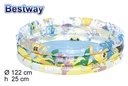 Piscina hinchable decorada 122x25 cm