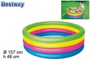 Piscina hinchable infantil 4 anillos caja bw 157 cm