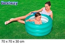 Piscina hinchable infantil 3 aros bolsa bw 70x30 cm