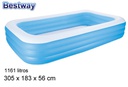 Piscina hinchable infantil Deluxe caja bw 1.161 l.