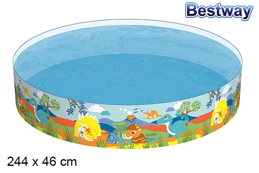 [202947] Inflatable dinosaur pool Fill y Fun 244x46 cm