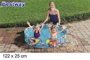 Piscina inflável fundo de mar 122x25 cm