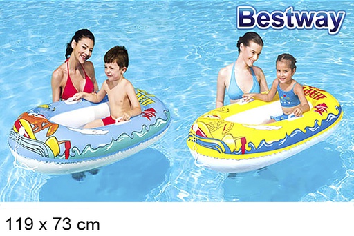 [203015] Barca infantil crustáceo feliz caja bw 119 cm