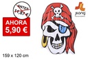 Colchoneta hinchable calavera 159x120 cm