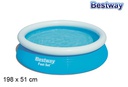Piscina hinchable aro Fast Set 198 cm