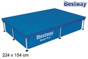 Cubierta para piscina rectangular 224x154 cm