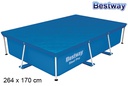 Cubierta para piscina rectangular 264x170 cm