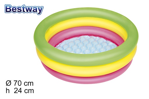 [203047] Children's inflatable pool 3 rings 70 cm