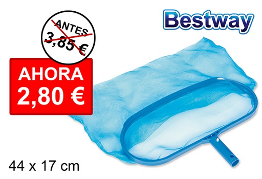 [203055] Oval network cleans pools blister bw 44x17 cm